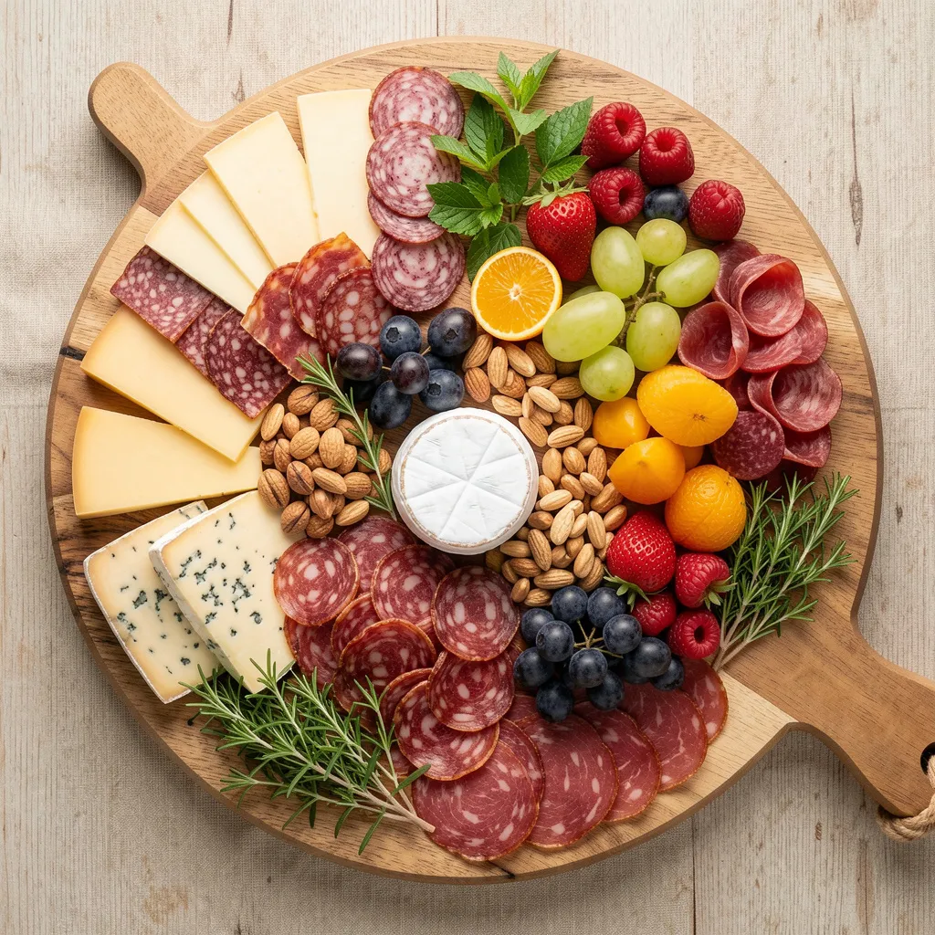 Overhead visning av plateroppsett